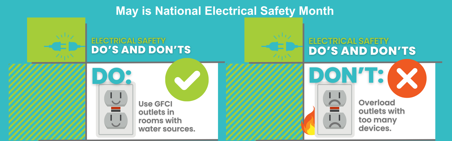 May is electrical safety month