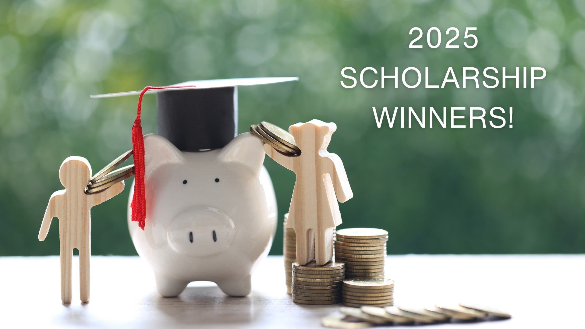 2025 Scholarship winner graphic
