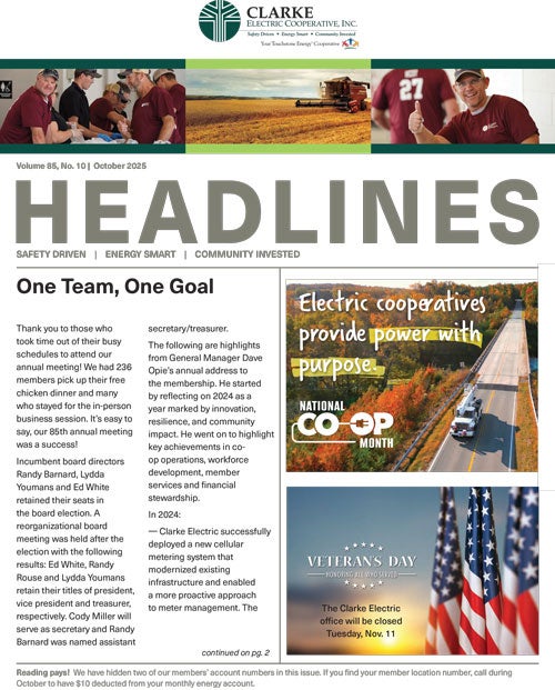 Image link to current newsletter