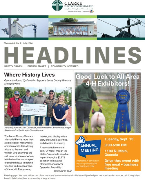 Image link to current newsletter