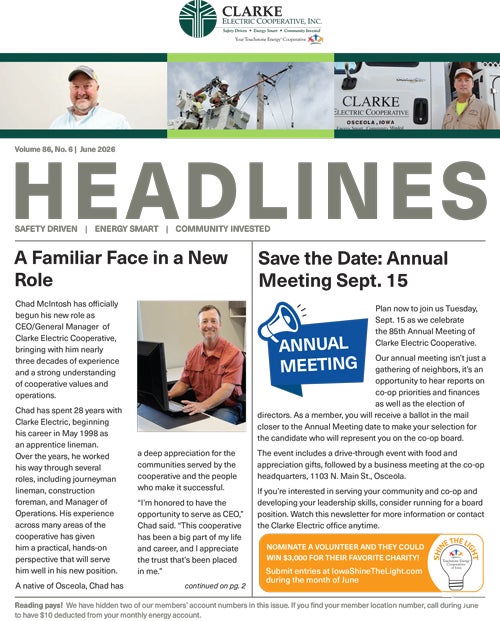 Image link to current newsletter