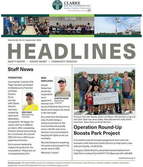 Image link to current newsletter